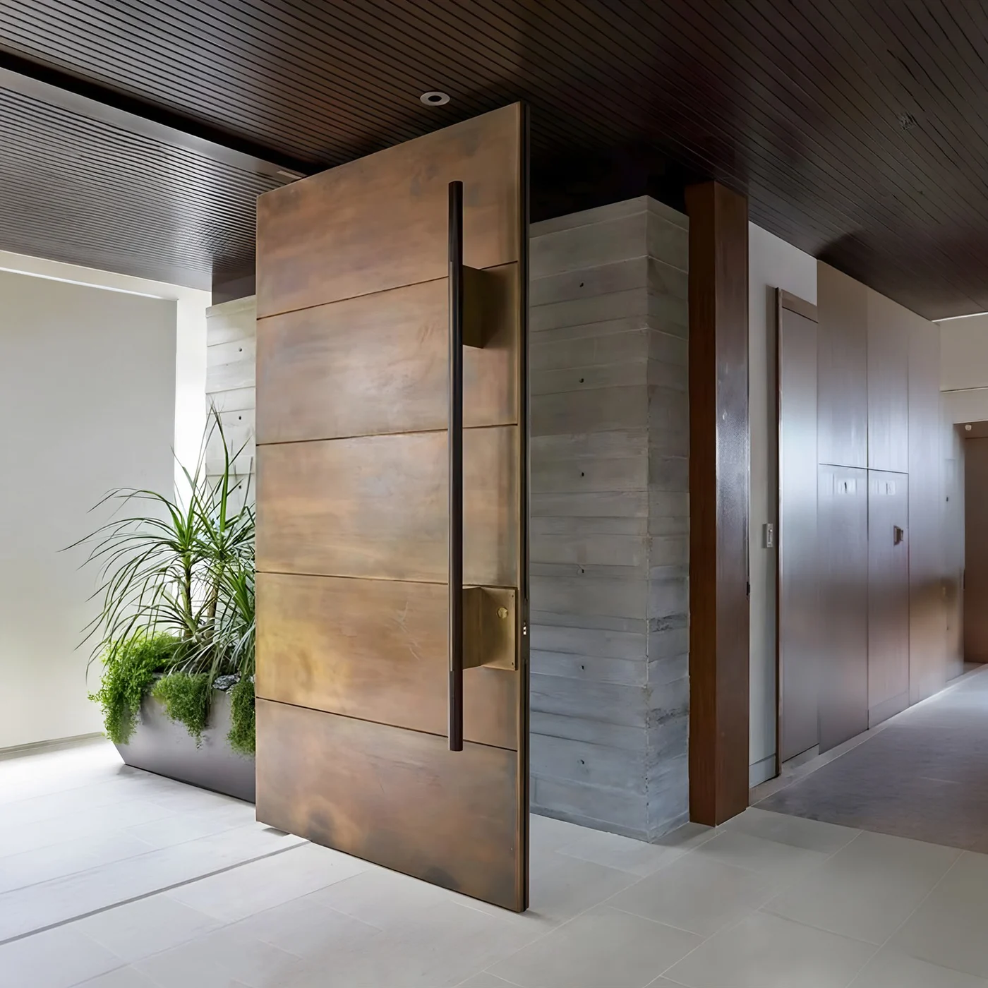 Classic-style pivot door design reference 0002 from the AsvntDoor design library