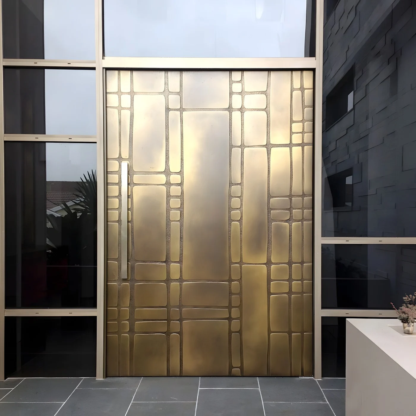 Classic-style pivot door design reference 0166 from the AsvntDoor design library