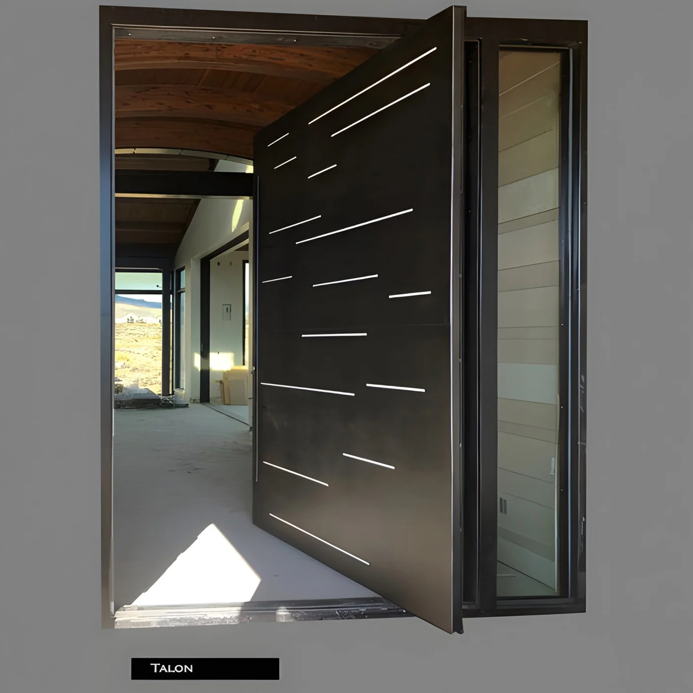 Solid-colour pivot door design reference 0029 from the AsvntDoor design library