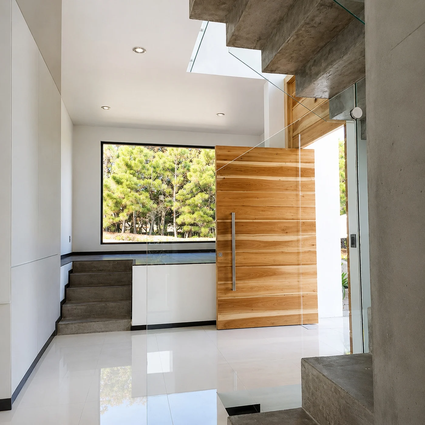 Wood-grain pivot door design reference 0070 from the AsvntDoor design library